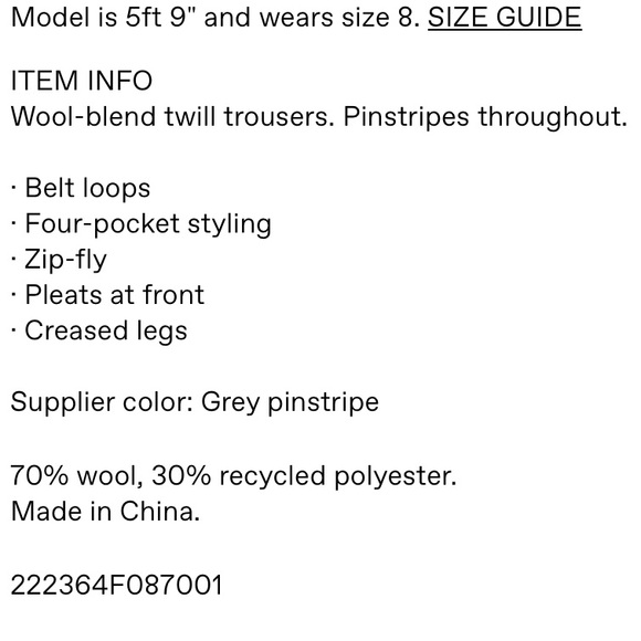 NWT The Garment Marseille Pants - Picture 5 of 6